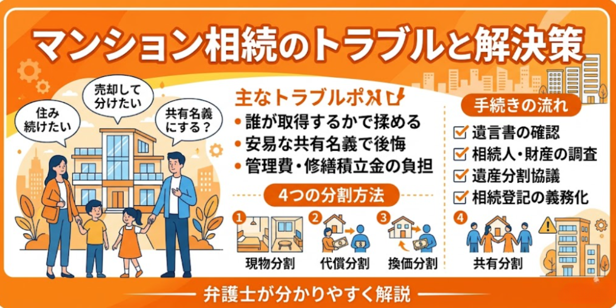 マンション相続のトラブルと解決策