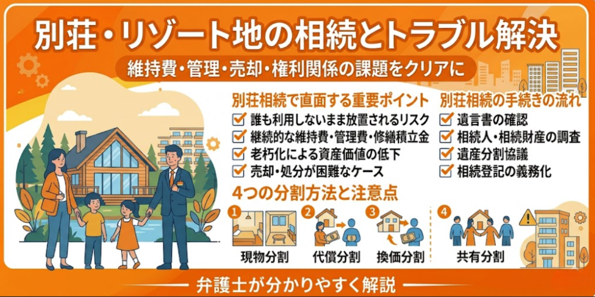 別荘・リゾート地の相続トラブル